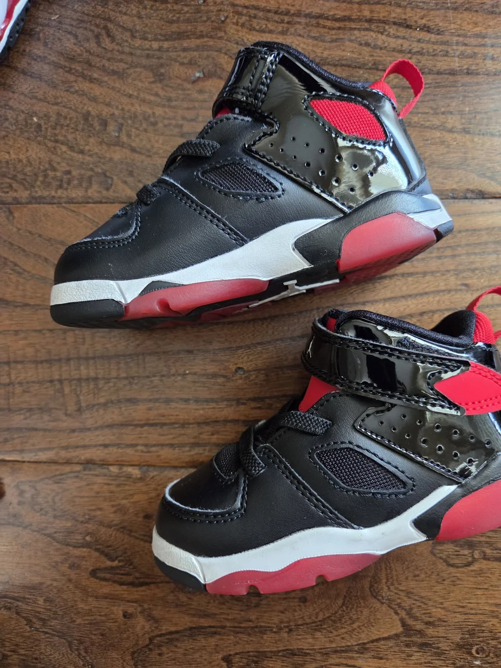 Nike Air Jordan Black and Red High-Top Sneakers